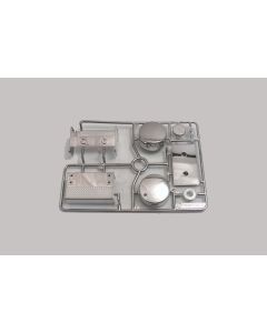 Tamiya 0115110 R Parts - Chrome Steps Ends (1:S:T2) 56301 Tractor Truck 1/14