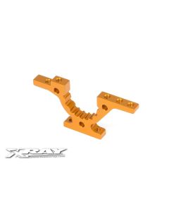 Xray 303028-O T4 Alu. Front/Rear Lower Adjustment Bulkhead