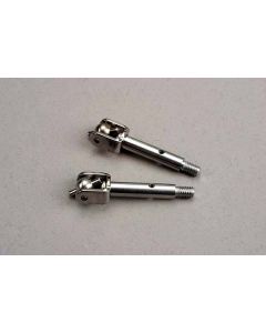 Traxxas 4253 Stub axles, rear (2) (assembled with U-joints)
