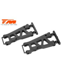 Team Magic 507235H Rear Sus Arm, HARD E4RS II EVO / JS II / JR II / E4RS III / PLUS  (2 pcs)