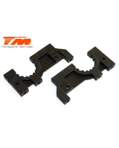 Team Magic 507404 E4JS II / E4JR II  Rear Bulkhead Plastic (2 pcs)
