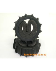 Great Vigor D08B01S1 Sand paddle Tyre w/foam insert 2pcs 1/8