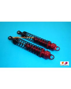 Great Vigor REAR SHOCK SET RED W/BLACK SPRINGS L=130MM
