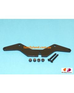 Great Vigor XV30762BA Servo Saver Plate 3mm Black Color (Cage)