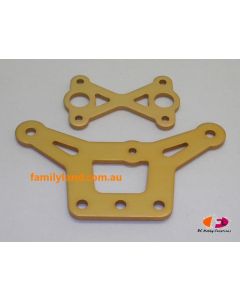 Kyosho IF129 Upper Plate set (gold) Landmax/Landmax2