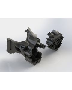 Arrma AR320243 FRONT BULKHEAD SET (Bigrock, Fazon, Nero)