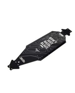 Arrma ARA320570 Aluminium Chassis CNC 7075 T6 LWB Black (Upgrade ara320623 Kraton)