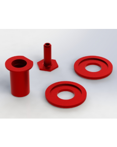 Arrma AR340094 SERVO SAVER METAL PARTS SET (BigRock, Fazon, Nero)