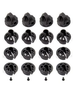Team Associated 91814 RC10B6.1 Shock Caps and Spring Cups