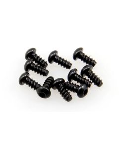 Axial AXA0422 M2.6x6mm Hex Socket Tapping Button Head (Black) (10pcs)