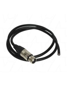 Battery Fighter BFL10F Neutrik Plug NC3FX 3 Pin XLR Female Connector (CA57) 1m Lead