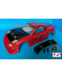 Colt 2314PP Maxda RX-7 FD3S Painted Body Deep Pink 200mm 1/10