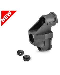 Team Corally C-00180-108-1 HD Steering Block - Wide - Pillow Ball Cup (2) - Front