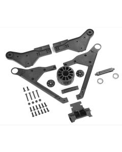 Team Corally 00180-567 Wheelie Bar 2021 - 1 Wheel version - Complete Set