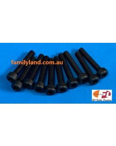 Family Land 2.5x14S Socket Head Cap Screw Thermal Black (10pcs)
