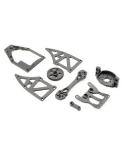 FTX 7247 Spur Gear 51T, Top Plate, Motor Holder, Rr Tower, Side Plates, Servo Arm