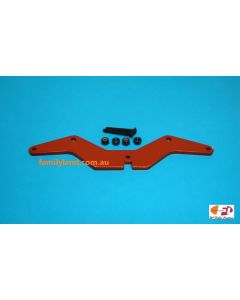 Great Vigor XV30762OR SERVO SAVER PLATE 3mm ORANGE COLOR