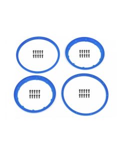 HPI 3276 HD WHEEL BEAD LOCK RINGS (BLUE/2pcs/ Baja 5B/Protects Tires)