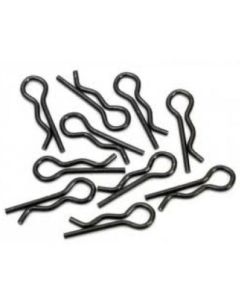 HPI 6121 BODY PIN (4mm/BLACK/SMALL/10pcs)
