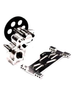 Integy C23495SILVER Center Gearbox w/ Metal Gears