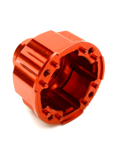 Integy 27263ORANGE Billet Machined Differential Case for Traxxas X-Maxx 4X4