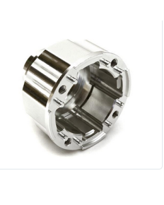 Integy 27263SILVER Billet Machined Differential Case for Traxxas X-Maxx 4X4