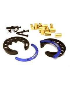 Integy 27939BLUE Portal Axle Counterweight Add-On (2) for Traxxas TRX-4 Scale & Trail Crawler 
