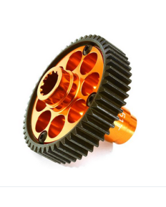 Integy 27983ORANGE Alloy Machined Metal Transmission Output Gear 51T for Traxxas X-Maxx 4X4