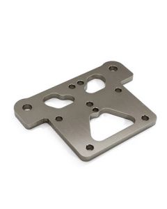 Integy 28670GREY Billet Alloy Top Plate for Arrma 1/8 Outcast, Kraton & Notorious 6S BLX AR320195