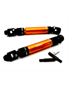 Integy 28672ORANGE Dual Joint Telescopic Drive Shafts for Traxxas 1/10 Summit Off-Road 