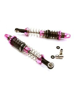 Integy 28700PURPLE 90mm Billet Machined Alloy Shocks for Axial 1/10 SCX-10, SCX10 II & SCX10 III