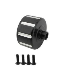 Integy 21235BLACK Alloy Diff Case Housing for Arrma Kraton 6S BLX Brushless