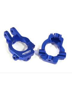 Integy 31338BLUE Caster Blocks for Losi 1/10 Lasernut U4 4WD Brushless RTR