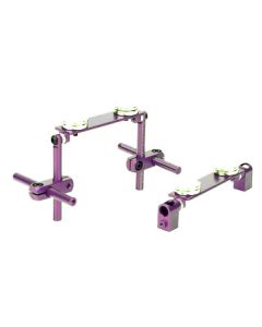Integy C31354PURPLE Magnetic Force Type Body Mount Set for 1/10 Drift Car 