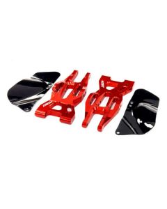 Integy 8696RED Front Lower Suspension Arm for HPI 1/10 Bullet MT & Bullet ST