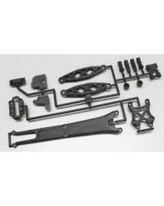Kyosho LA264B Carbon Composite Upper Plate Set (ZX5 FS/FS 2)