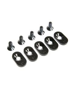 Losi LOS252103 Engine Mount Insert and Screws, Black, 20T, 5ive-T 2.0