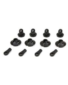 Losi LOS253006 Spring Cups/ Clips/ Shock Ends (2): 1:5 4WD DB XL