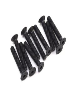 Losi LOS255018 Flat Head Screws, Stl, BO, 4x25mm (10)
