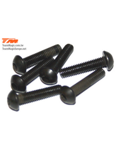Team Magic 123516BU 3.5x16mm Steel BH Screw (6)