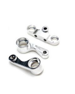 Team Magic 507126 Dual steering arm set - alloy