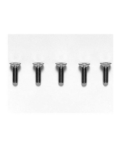 Tamiya 53535 Titanium Flat Head Hex Screw (M3x10mm)(5pcs)