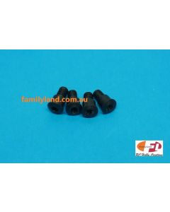 TEAM MAGIC 503214 E4 Caster block lower screw (KING PIN/ BLACK)