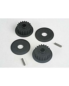 Traxxas 4895 Pulleys, 20-groove/flanges/axle pins (Nitro 4-Tec)
