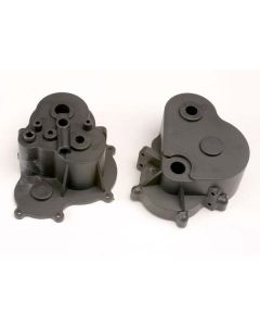 Traxxas 4991 Gearbox halves (f & r)/rubber access plug (Revo)
