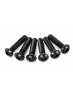 Traxxas 2593 Screws, 3x14mm button-head machine (hex drive) (6)
