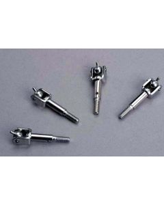 Traxxas 4353 Stub axles (F&R) (4) (assembled with U-joints)
