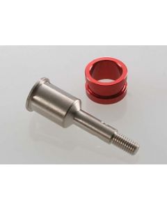 Traxxas 5166 Stub axle, (1)/ axle sleeve (1) Revo/Maxx (steel constant-velocity driveshaft)