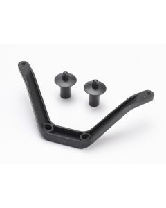 Traxxas 6715 Body mount (1)/ body mount post (2) (front)