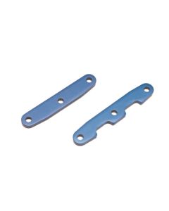 Traxxas 6823 Bulkhead tie bars, front/rear, alu.(blue-anodized)